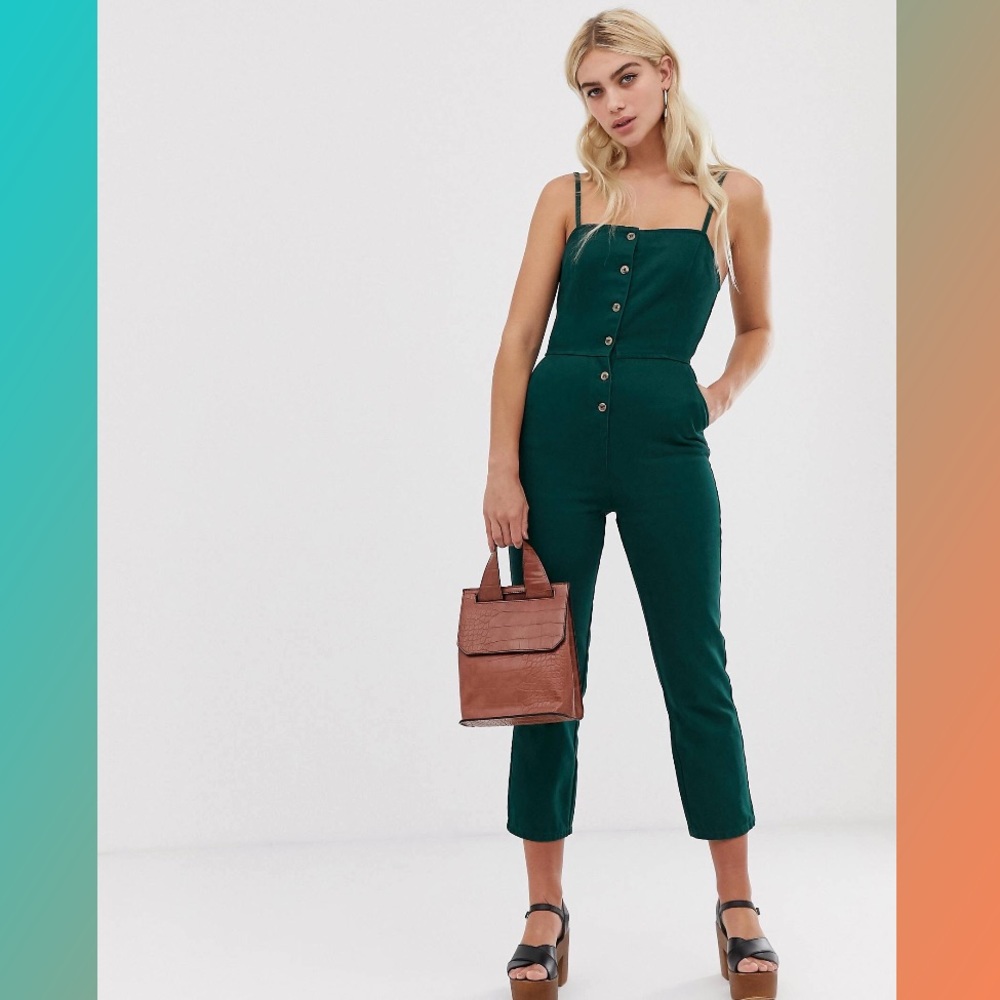ASOS Green Denim Jumper